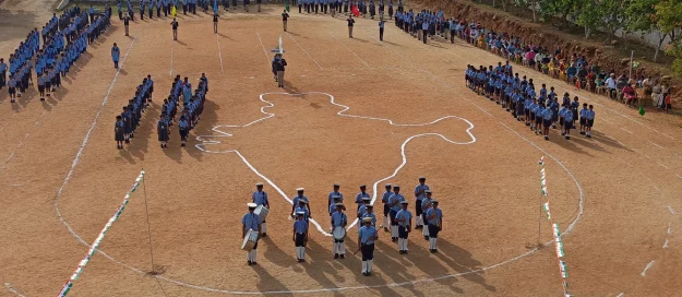 Parade in Dobbs Public School